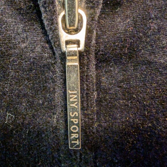 Jones New York Sport Black Velour Zip Jacket | Excellent Condition, Size 2X - Picture 3 of 14